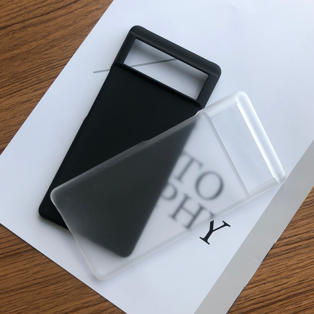Slim Google Pixel Phone Case - Shock-Absorbing TPU Cover with Anti-Fingerprint Coating - Compatible with Pixel 6-11 Models