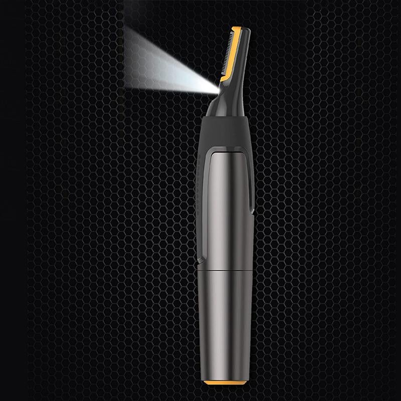 Beard Trimmer for Men, Nose Hair Trimmer with LED Light, Cordless Eyebrow Trimmer for Ear and Facial Hair