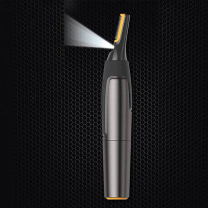 Beard Trimmer for Men, Nose Hair Trimmer with LED Light, Cordless Eyebrow Trimmer for Ear and Facial Hair