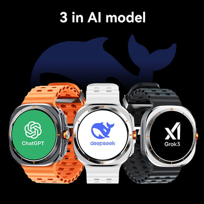 Ultra 7 Pro | Reloj inteligente con GPS, funciones de IA y llamadas por Bluetooth | Monitor de salud para entusiastas del fitness