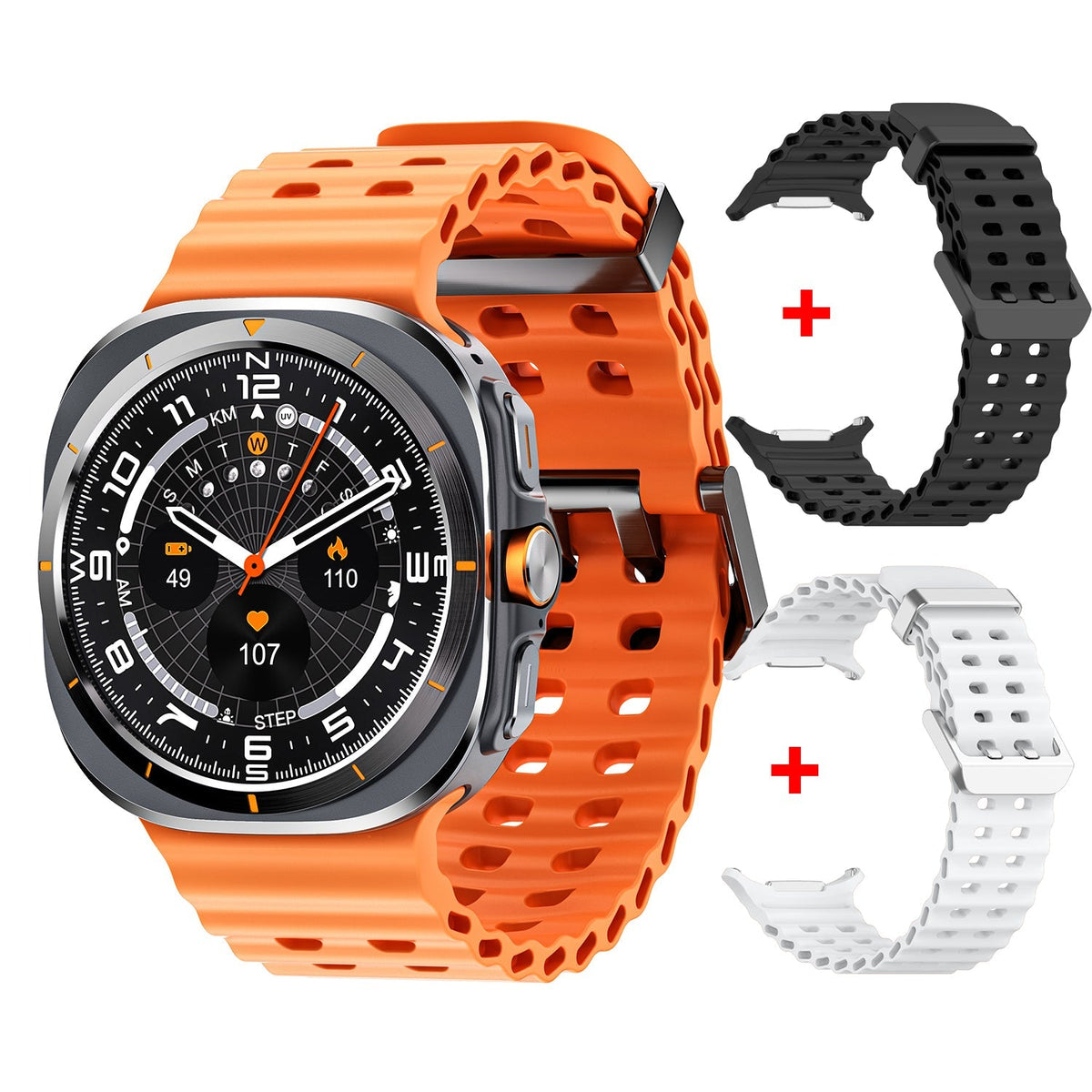 Ultra 7 Pro | Reloj inteligente con GPS, funciones de IA y llamadas por Bluetooth | Monitor de salud para entusiastas del fitness