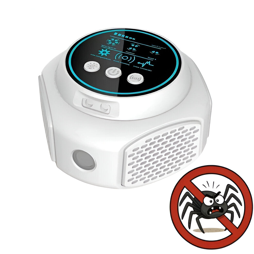 Ultrasonic Spider Repellent Plug In, Ultrasonic Pest Repeller for Indoor Spider Control, Bug Repellent Plug In for Home