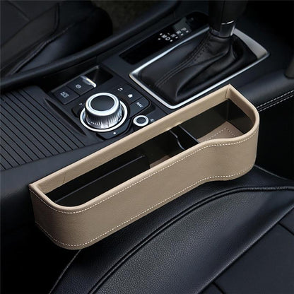 Universal Car Seat Gap Organizer | Faux Leather Storage Solution for Essentials