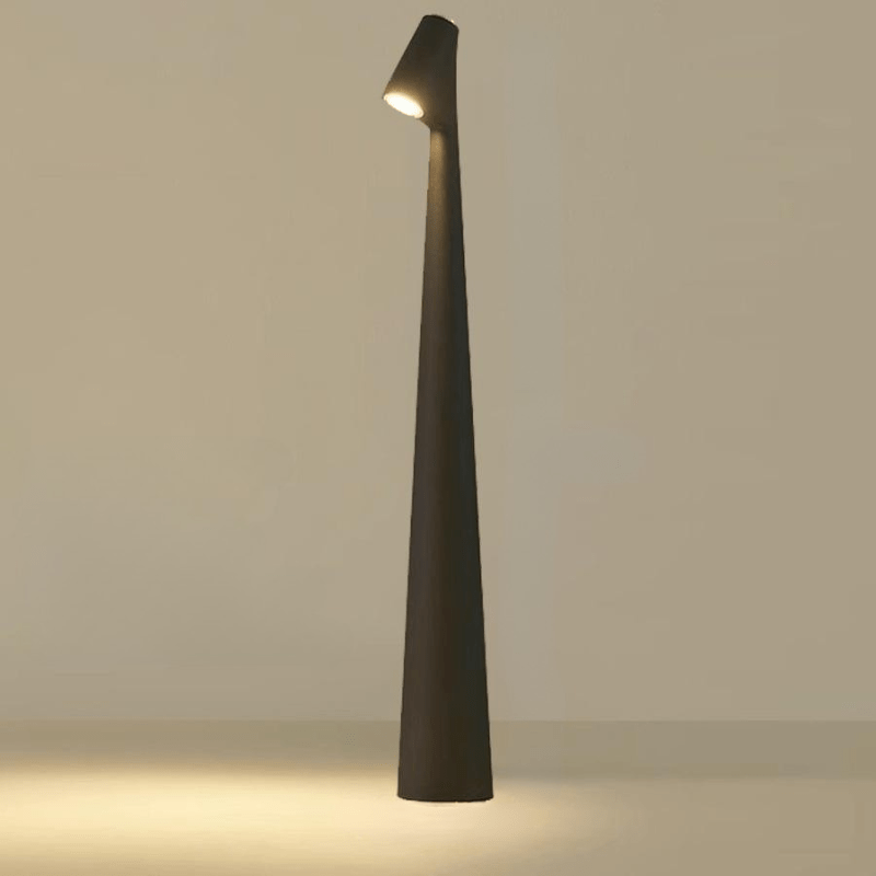 Rechargeable LED Accent Lamp Metal Cordless Indoor Outdoor Portable Lighting 5.5 x 17.7 Inches Battery Operated Tabletop Illumination for Pa