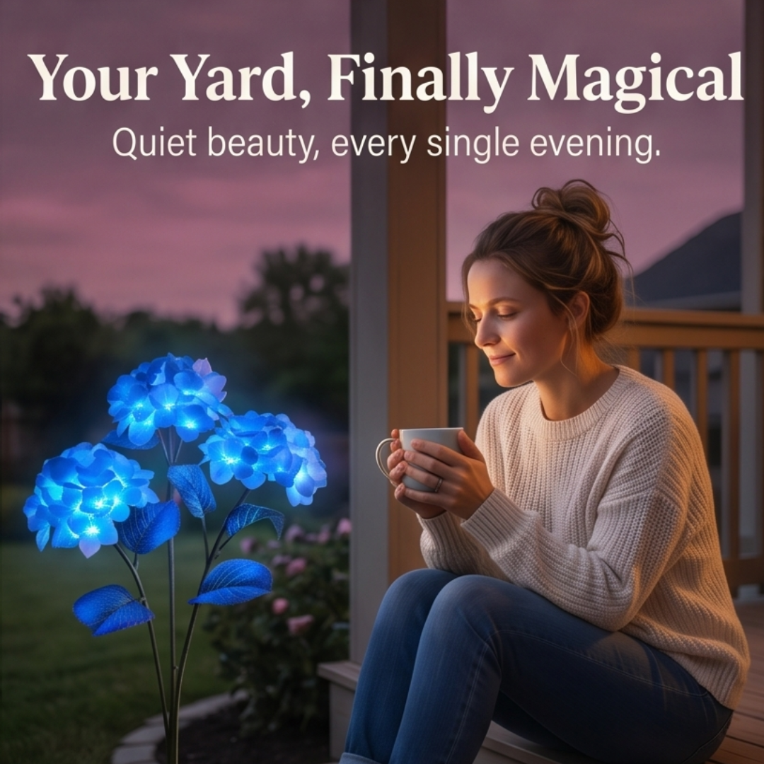 HYDRASHINE – Luces solares florales para un resplandor radiante en exteriores