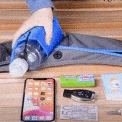 RunEase Pack | Waterproof Running Belt with Drink Holder for Hydration