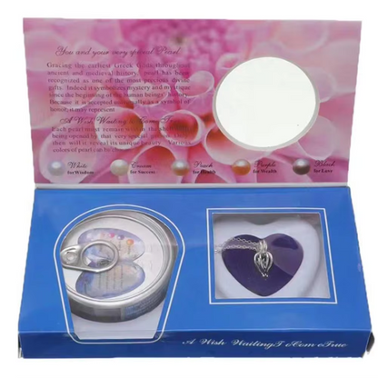 Freshwater Pearl Wish Necklace Kit with Real Oyster Opening Experience 18K Gold Plated Stainless Steel Pendant Hypoallergenic Tarnish