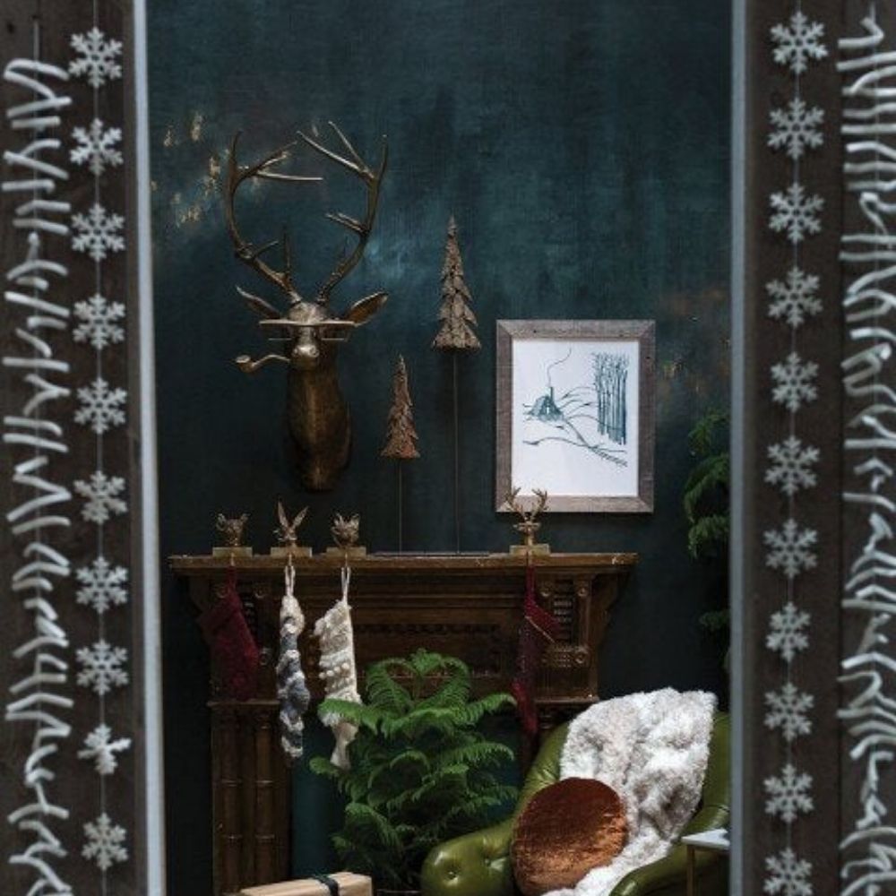 Decoración de pared de cabeza de animal 3D de vida silvestre para el hogar