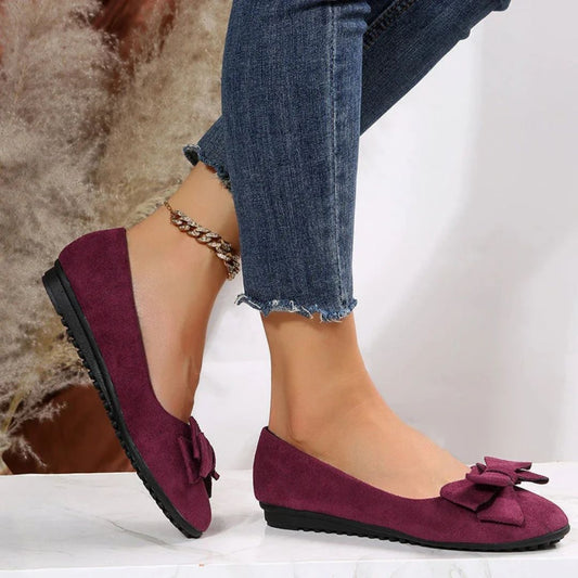 Bailarinas acolchadas para mujer con soporte para el arco: zapatos sin cordones ligeros para una comodidad durante todo el día