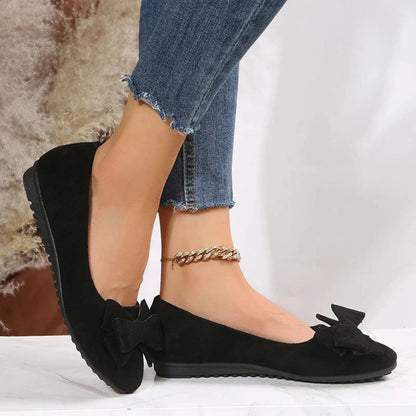 Women's Cushioned Ballet Flats with Arch Support – Lightweight Slip-On Shoes for All-Day Comfort