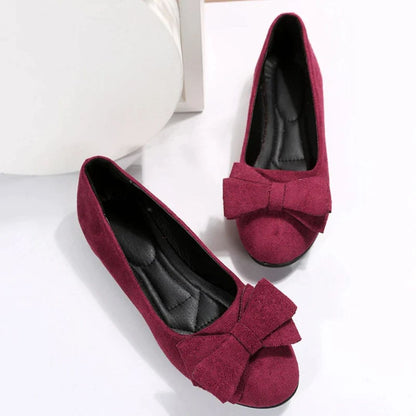 Women's Cushioned Ballet Flats with Arch Support – Lightweight Slip-On Shoes for All-Day Comfort