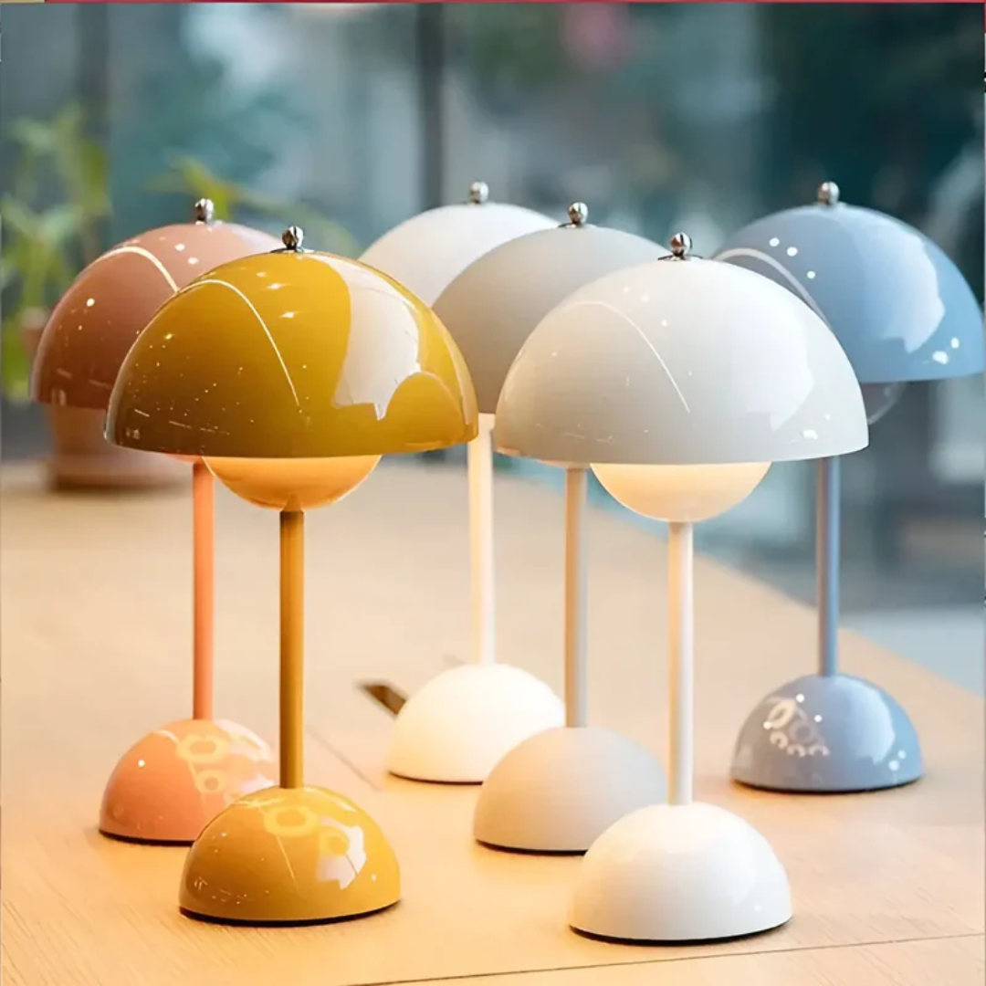 Rechargeable Cordless Table Lamp with Dimmable Touch Control for Indoor & Outdoor Use