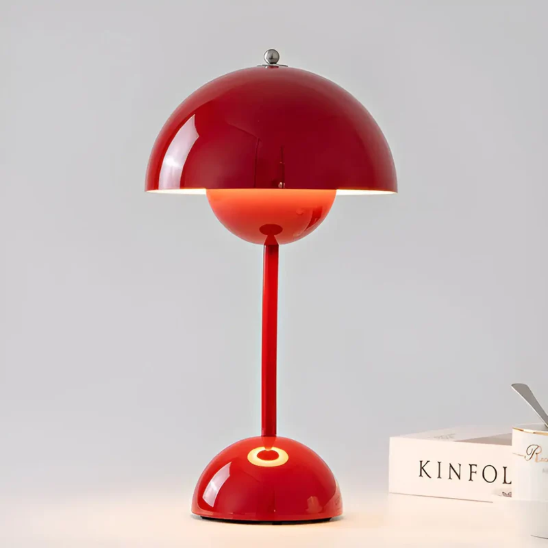 Cordless LED Table Lamp with Touch Control and Adjustable Color Temperature for Bedroom, Living Room & Patio