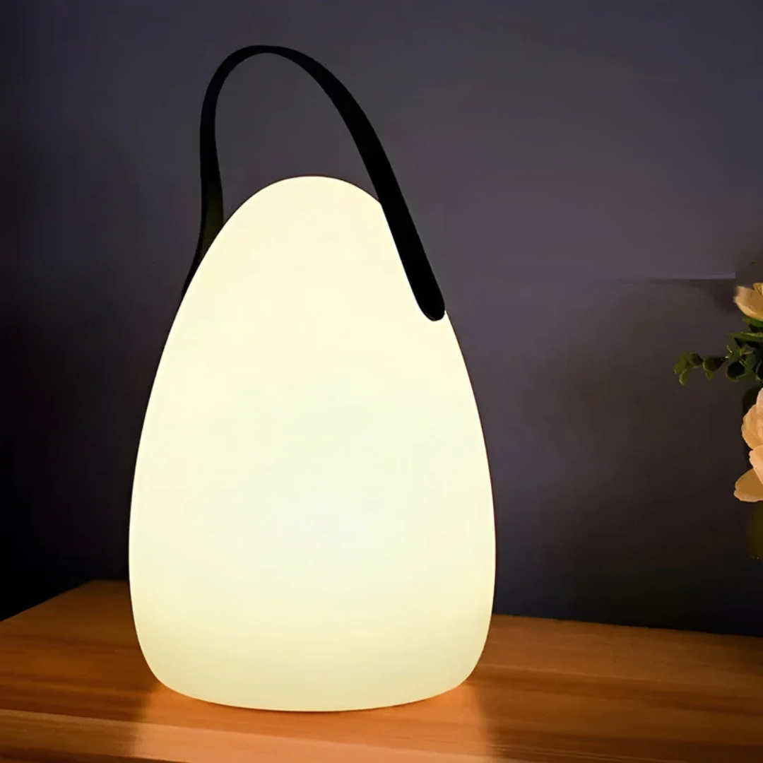 Rechargeable Cordless LED Table Lamp Waterproof Portable Indoor Outdoor Lighting 16 Color Settings Remote Control for Patio Camping Bedside