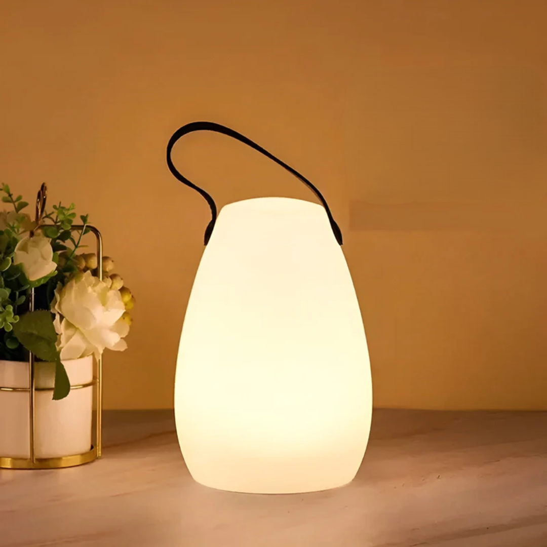 Rechargeable Cordless LED Table Lamp Waterproof Portable Indoor Outdoor Lighting 16 Color Settings Remote Control for Patio Camping Bedside