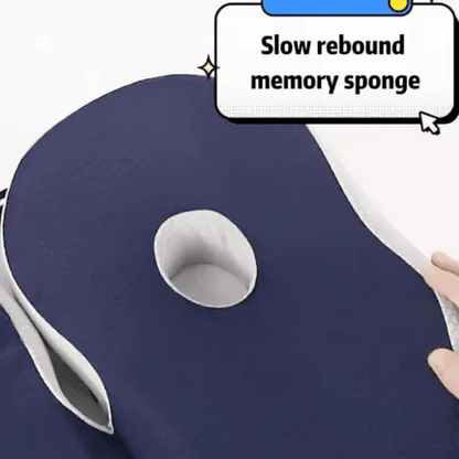 ComfortFlex | Ergonomic Seat Cushion with Memory Foam for Pressure Relief | Ideal for Office and Home Use