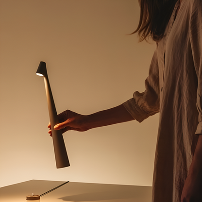 Mira Table Lamp - Cordless Dimmable LED, Nordic Design
