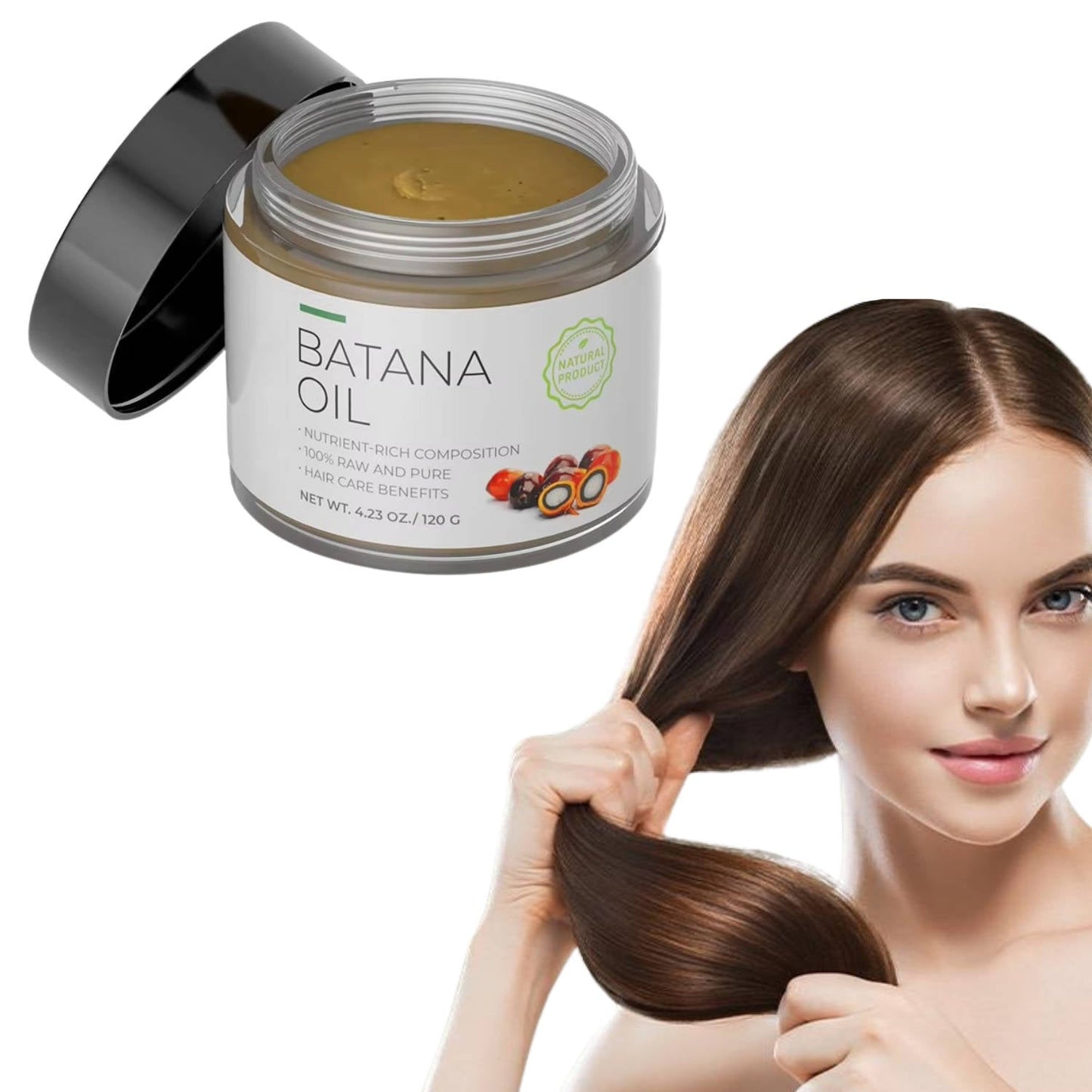 Natural Batana Oil for Healthy Hair and Scalp Care - Ortekor