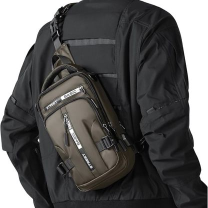 UrbanLite | Bandolera para hombre con diseño ligero | Mochila cruzada versátil para senderismo y viajes