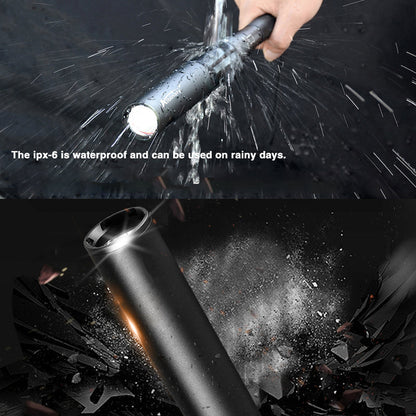 Utility Flashlight | Baseball Bat Shaped LED Flashlight with 3 Lighting Modes | Durable Aluminum Alloy for Emergency Use