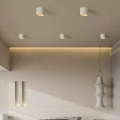 Pendant Lamp Minimalist Round Shade Multi-Finish Composite 5.5-7.9 in for Bedroom Dining Kitchen Entryway Cluster Lighting Modern Home Decor