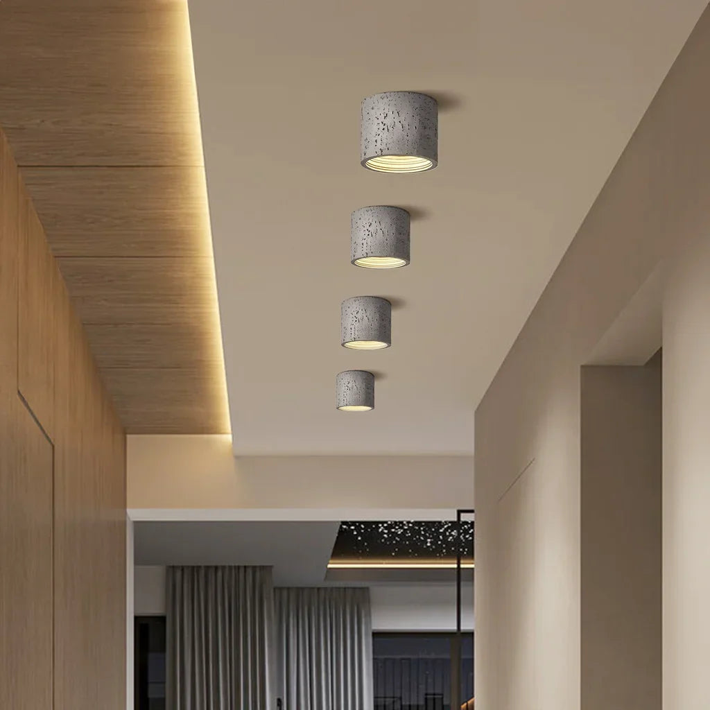 Pendant Lamp Minimalist Round Shade Multi-Finish Composite 5.5-7.9 in for Bedroom Dining Kitchen Entryway Cluster Lighting Modern Home Decor