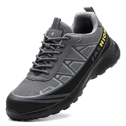 Steel Toe Work Boots for Men Wide Fit S3 Safety Shoes Slip-Resistant Waterproof Construction Industrial Warehouse Boots Oil-Resistant