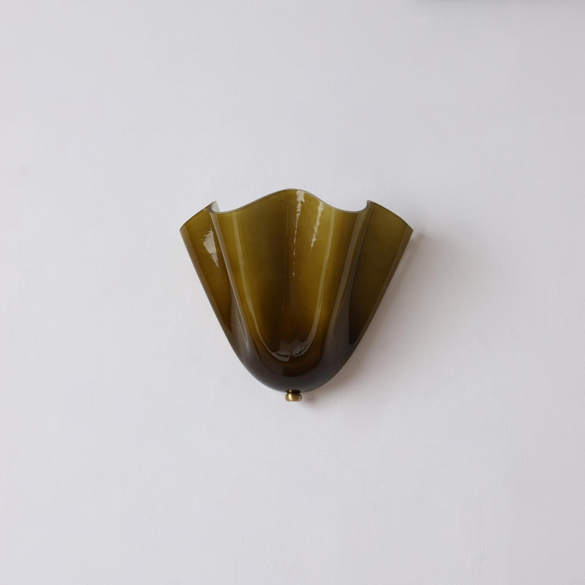 Dual-Socket Sconce Light with Textured Glass Shade in Warm Tones for Entryways & Powder Rooms