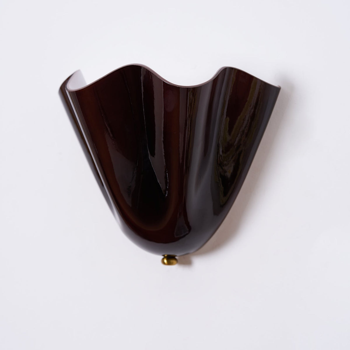 Dual-Socket Sconce Light with Textured Glass Shade in Warm Tones for Entryways & Powder Rooms