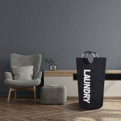 Versatile Foldable Laundry Hamper | Waterproof Fabric with 90L Capacity | Space-Saving Design for Organized Laundry