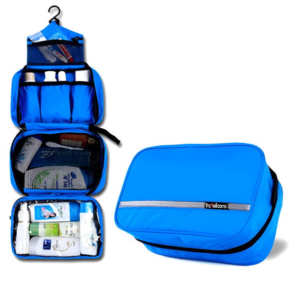 Versatile Hanging Toiletry Bag | Waterproof Dopp Kit with Smart Zip Pocket for Easy Travel Organization