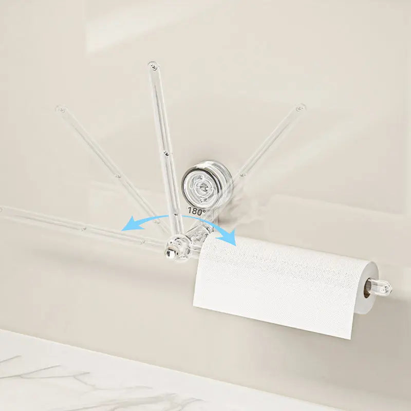 Versatile Kitchen Towel Holder with 180° Rotating Design | Drill-Free Suction Cup for Easy Access