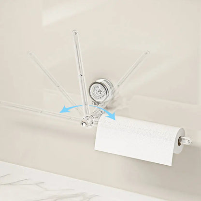 Versatile Kitchen Towel Holder with 180° Rotating Design | Drill-Free Suction Cup for Easy Access