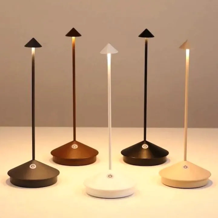 Outdoor LED Lamp, Rechargeable Cordless Lamp, Dimmable Touch Lamp for Indoor and Outdoor Use, Portable Lighting