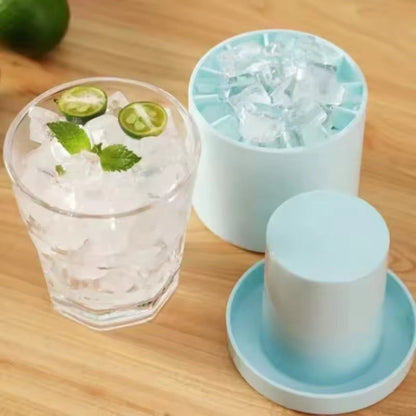 Versatile Silicone Ice Cube Tray with Lidded Design | Stackable Mold for Effortless Ice Making