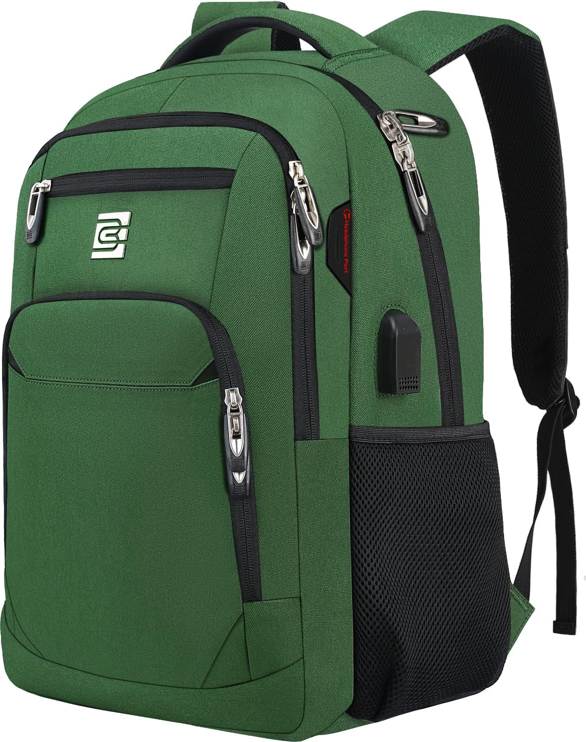 Laptop Backpacks for Men and Women, Anti Theft Backpack with USB Charging Port, Durable Backpack for Travel and Work