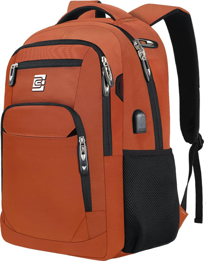 Laptop Backpacks for Men and Women, Anti Theft Backpack with USB Charging Port, Durable Backpack for Travel and Work
