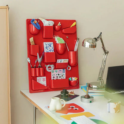 Ortekor Versatile Storage Organizer | Multi-Functional Wall Hanging Rack with Eco-Friendly Design | Ideal for Home & Office Organization