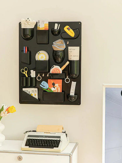 Ortekor Versatile Storage Organizer | Multi-Functional Wall Hanging Rack with Eco-Friendly Design | Ideal for Home & Office Organization