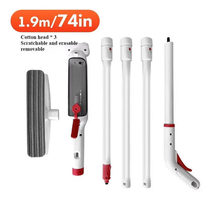 Versatile Telescopic Window Cleaner with Ergonomic Handle | Adjustable Reach for Streak-Free Shine