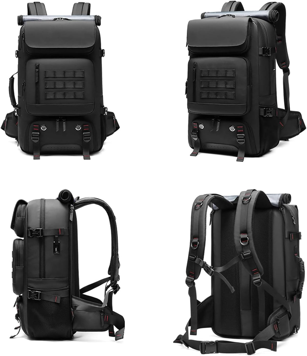 Versatile Travel Backpack | 50L Waterproof Design with USB Charging Port | Perfect Carry-On Backpack for Men