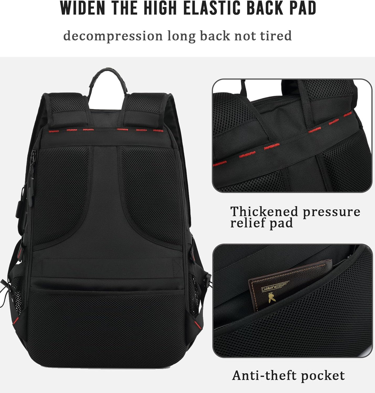 Versatile Travel Backpack | 60L Waterproof Laptop Backpack with USB Port & Shoe Compartment for Organized Adventures