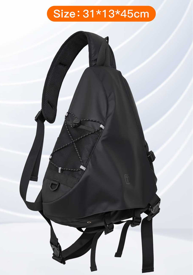 Versatile Travel Backpack with Waterproof Fabric & Multi-Compartment Design for Outdoor Adventures
