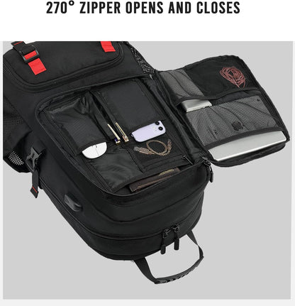 Versatile Travel Laptop Backpack | 60L Waterproof Design with USB Port for Secure Organization