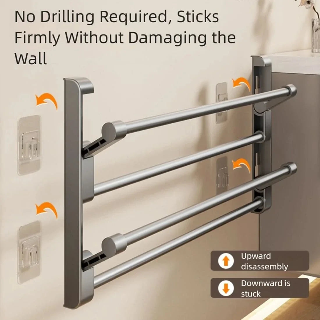 SHOELIVA – Wall-Mounted Slipper Rack for Bathroom Organization