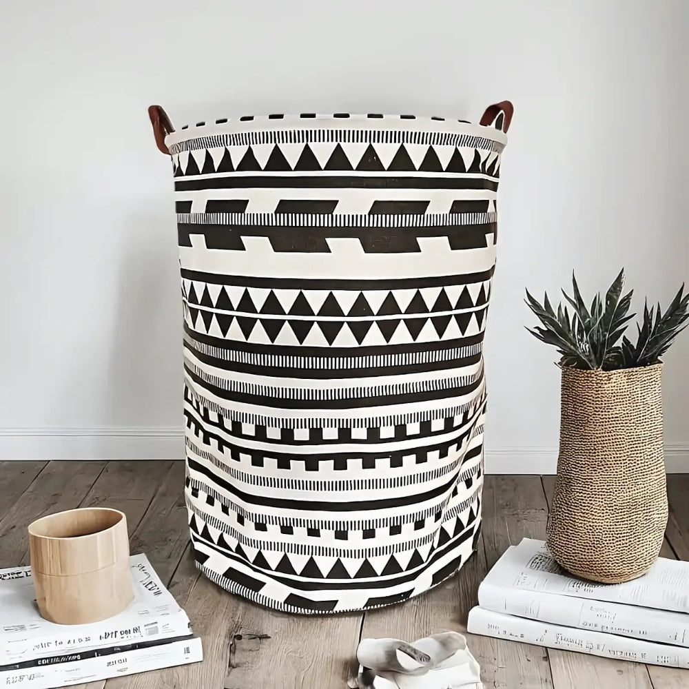 Cesto para ropa sucia Vero - Plegable con diseño tribal, gran capacidad