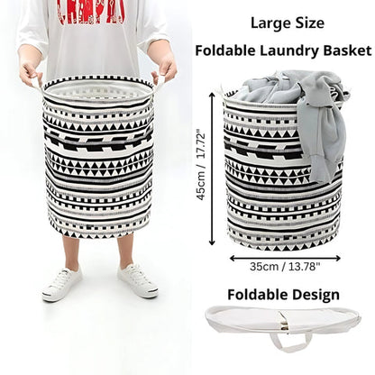 Cesto para ropa sucia Vero - Plegable con diseño tribal, gran capacidad