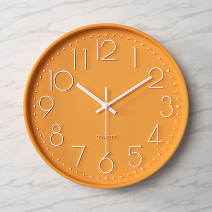 Wall Clocks for Living Room, Oversized Wall Clock with Silent Sweep Movement, Modern Wall Clock Decor for Kitchen
