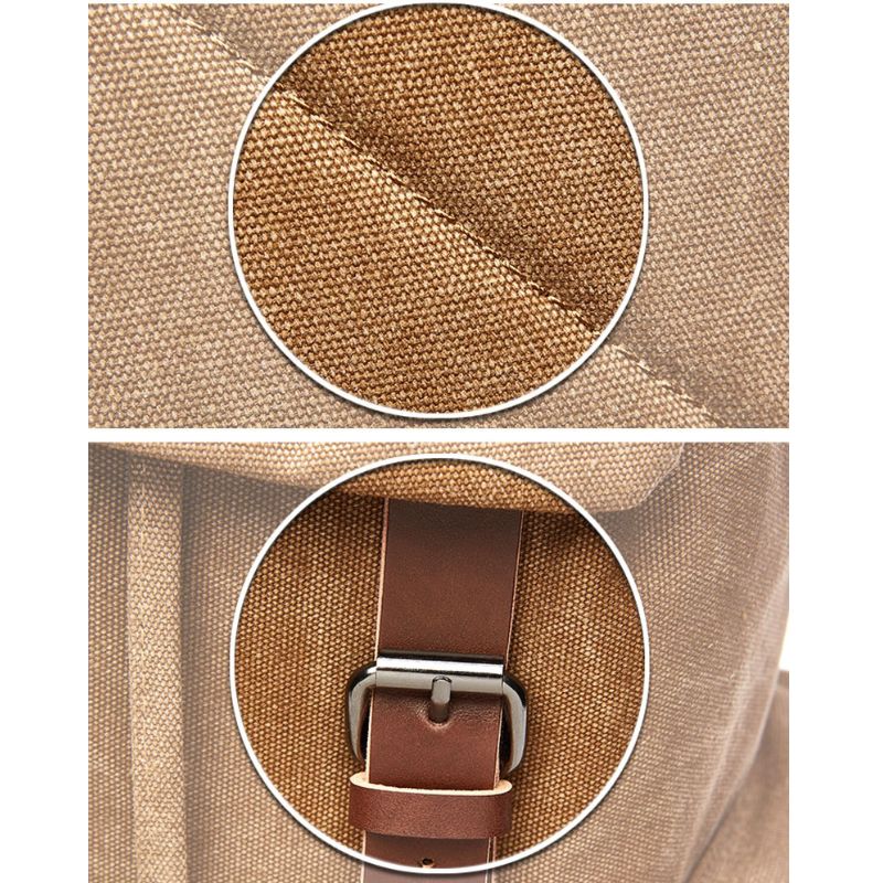 Classic Canvas Rucksack with Ample Storage for Daily Adventures
