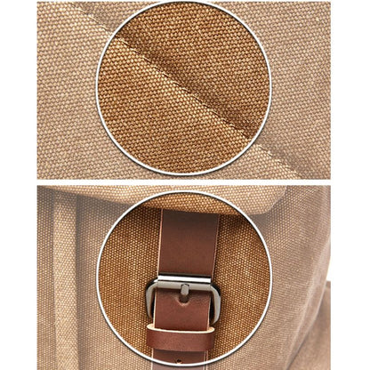 Classic Canvas Rucksack with Ample Storage for Daily Adventures